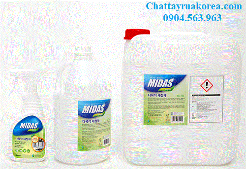 Midas multi-purpose cleaner – Chất vệ sinh đa năng, không độc hại